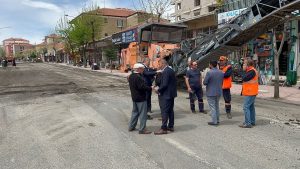 Ortaköy Yolunda Çalışmalar Başladı