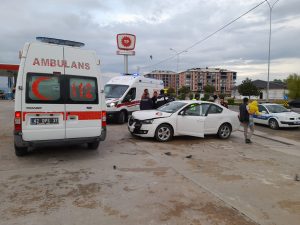 Konya’da İki Otomobil Çarpıştı: 5 Yaralı