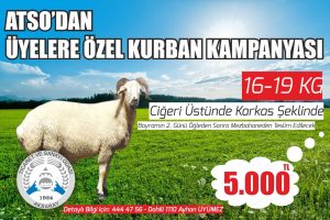 Aksaray’da Ticaret ve Sanayi Odası üyelerine kurban kampanyası başladı