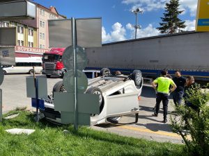 Ankara’da trafik kazasında 1 kişi yaralandı