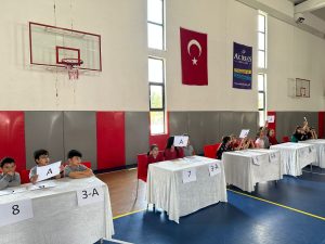 Ak İrfan Kolejinde Adab-ı Muaşeret yarışması düzenlendi