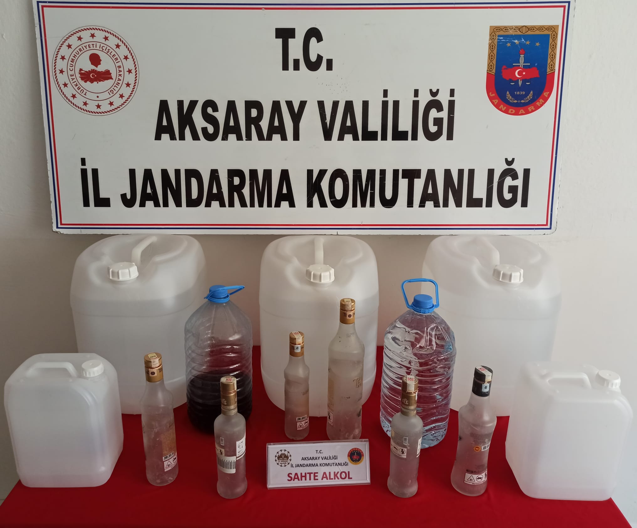 Aksaray İl Jandarma Komutanlığınca,