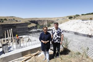 Ihlara Vadisinde Cam Teras çalışmaları hızla devam ediyor