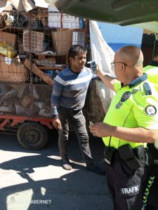 Aksaray’da hem kaçak hem de alkollü göçmen kazaya neden oldu