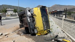 Kayseri’de trafik kazasında bir kişi yaralandı