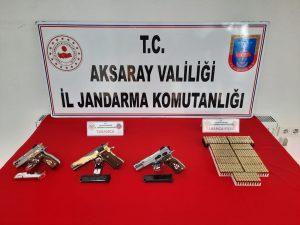 Jandarma düğünde havaya ateş açan 3 şahsı yakaladı