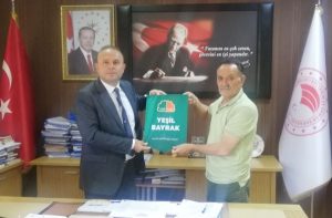 Tarım İl Müdürü Saklav’a Yeşil Bayrak Ödülü