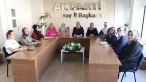 AK Parti Kadın Kolları teşkilatı Haftalık Olağan Yönetim Kurulu toplantısı yaptı