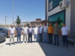 AK Parti Heyeti OSB’deki fabrikalara ziyaretler gerçekleştirdi