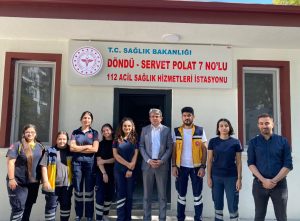 İl Sağlık Müdürü Güleç, 112 Acil Sağlık Hizmetleri İstasyonlarına ziyaretlerde bulundu