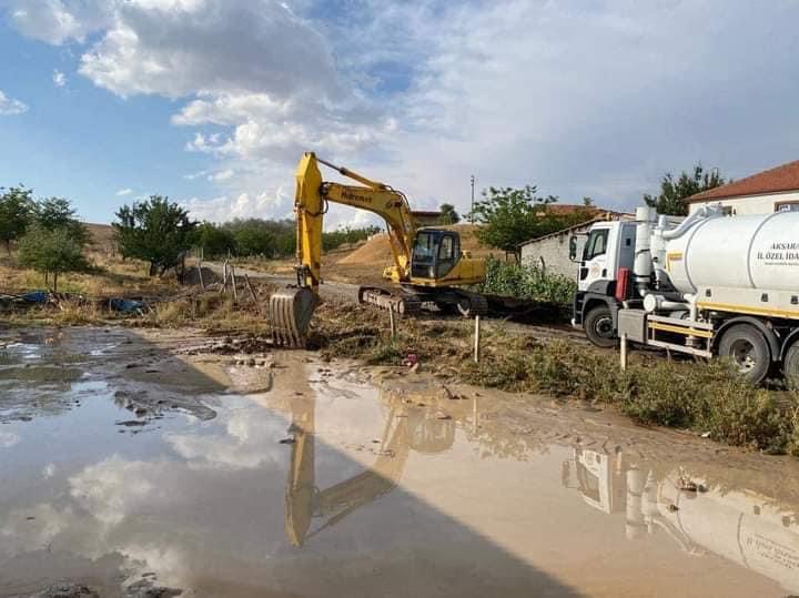 Aksaray’da akşam saatlerinde etkili