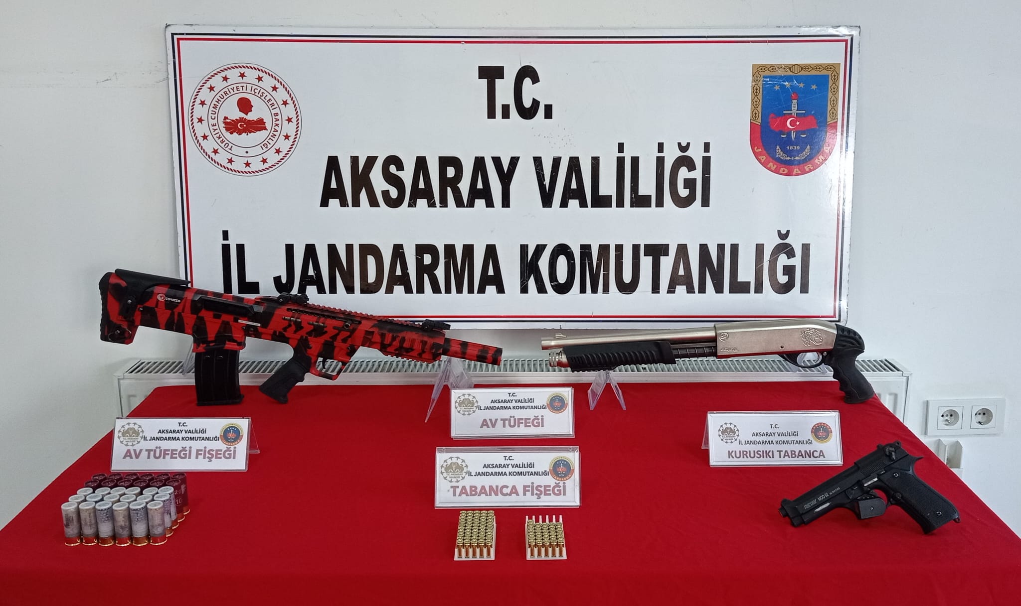 Aksaray İl Jandarma Komutanlığınca,