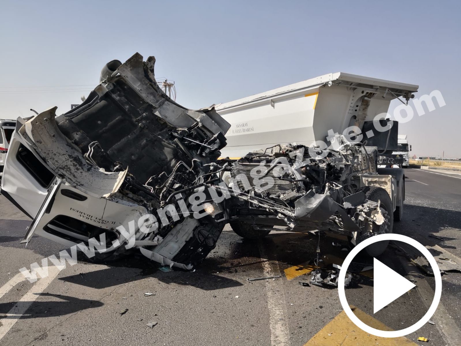 Aksaray Adana yolunda zincirleme