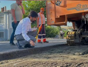 Ortaköy Belediyesi, altyapı çalışmalarının ardından asfalt çalışmalarına başladı