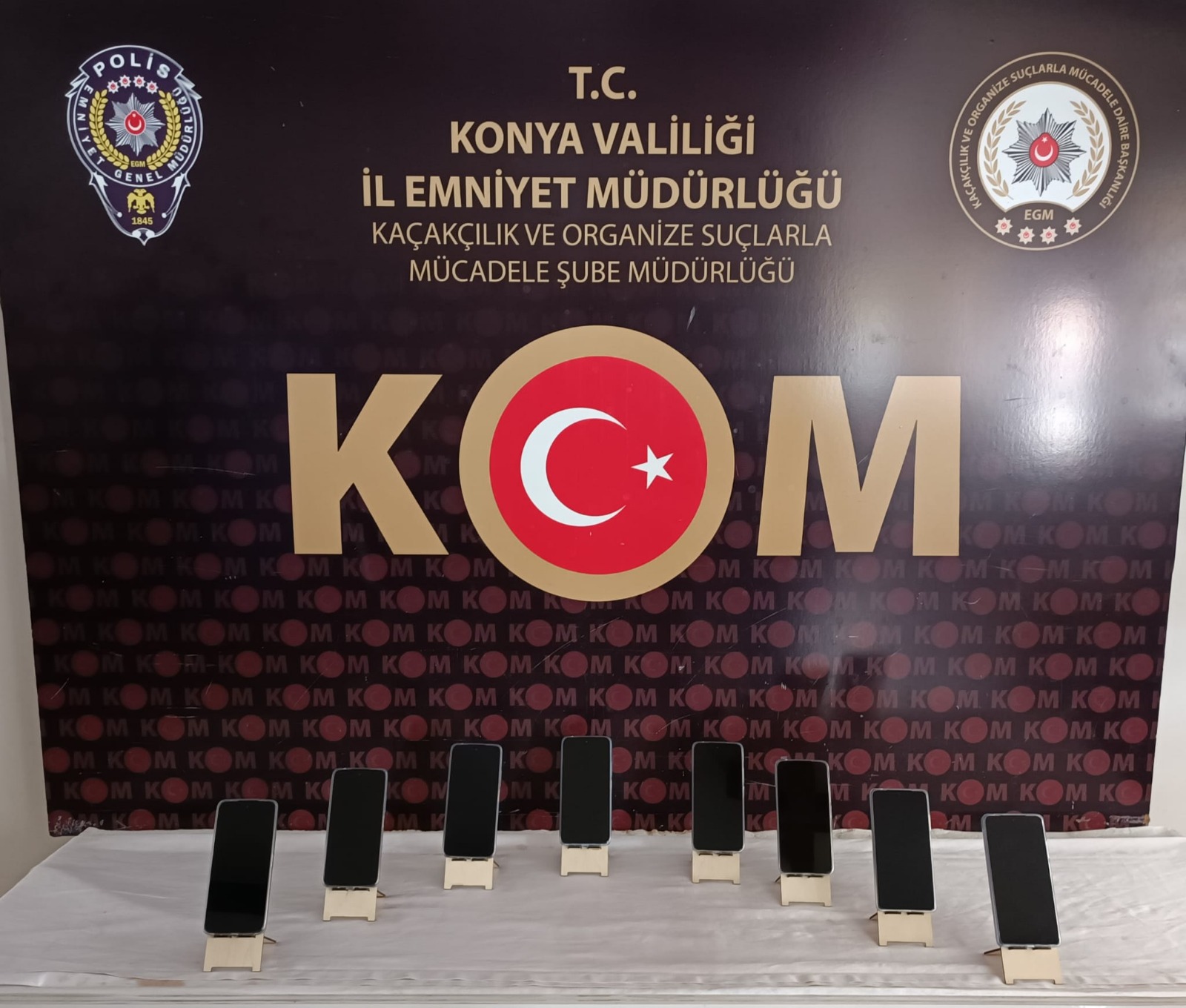 Konya’da kaçakçılara yönelik yapılan