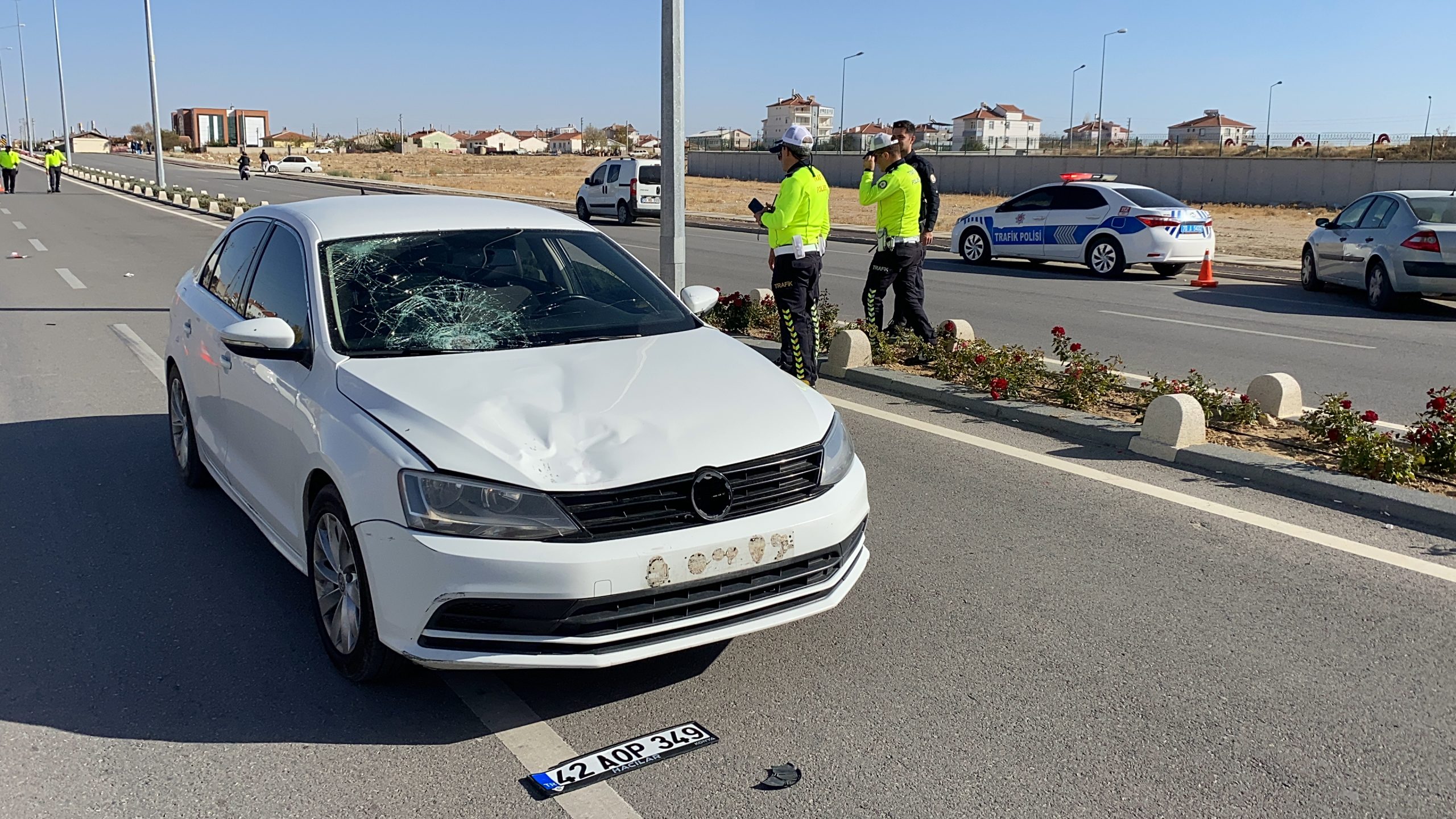 Karaman’da otomobilin çarptığı kadın