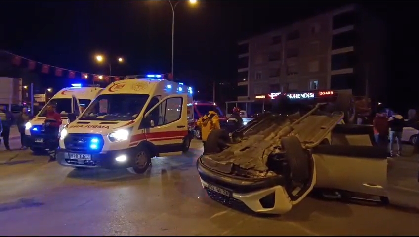 Konya’nın Ereğli ilçesinde kamyonet