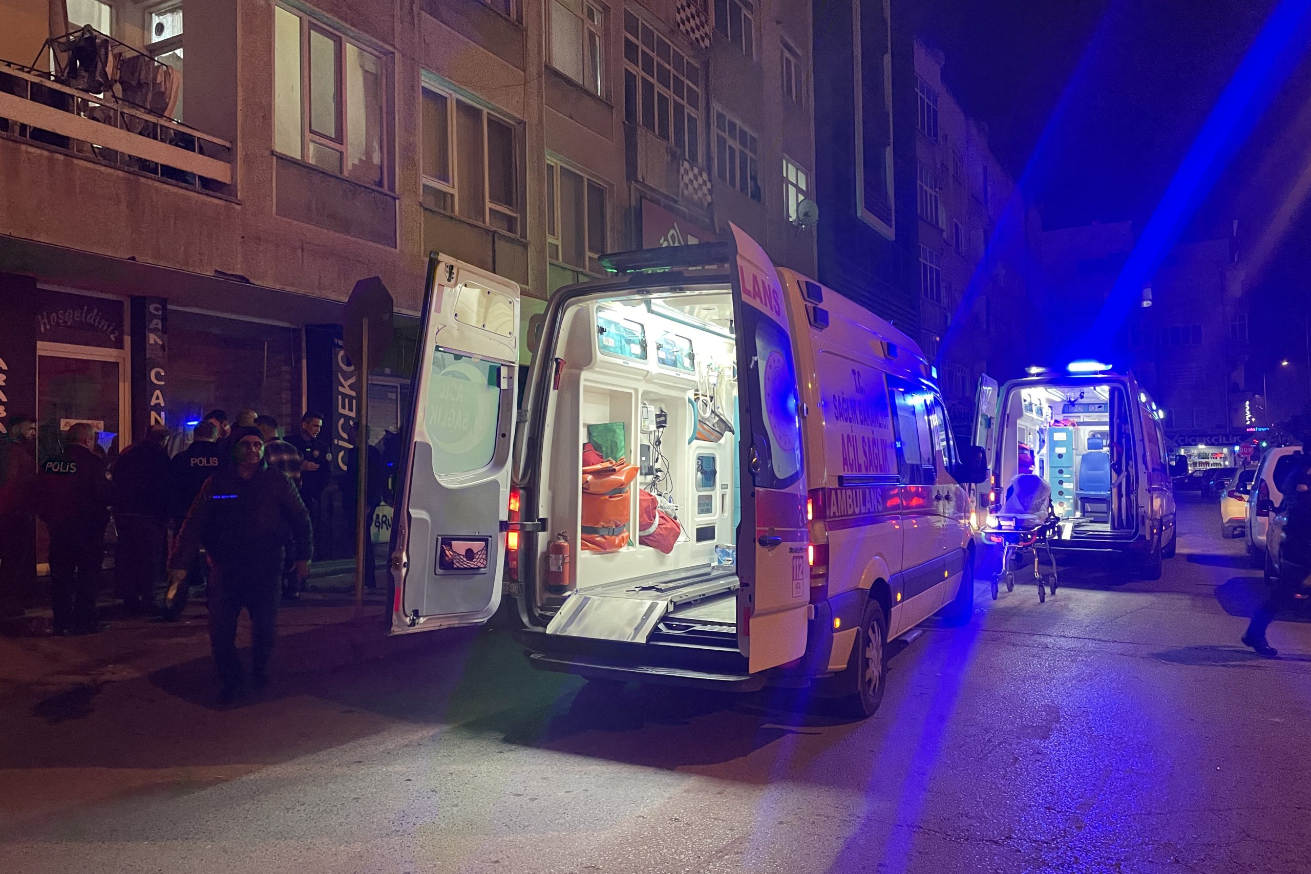 Kayseri’de bir evde çıkan