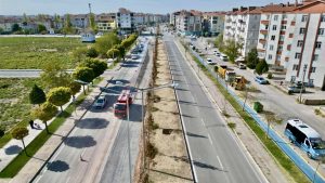 Aksaray’da yollar genişliyor; Trafik rahatlıyor!