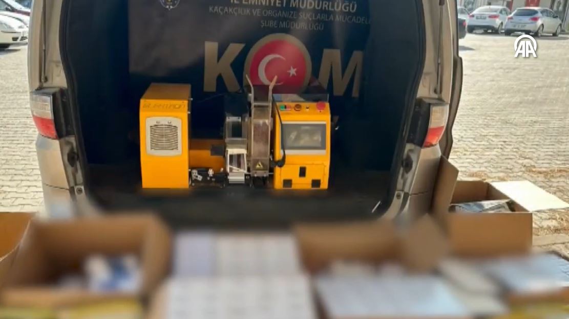 Kayseri’de düzenlenen kaçakçılık operasyonunda