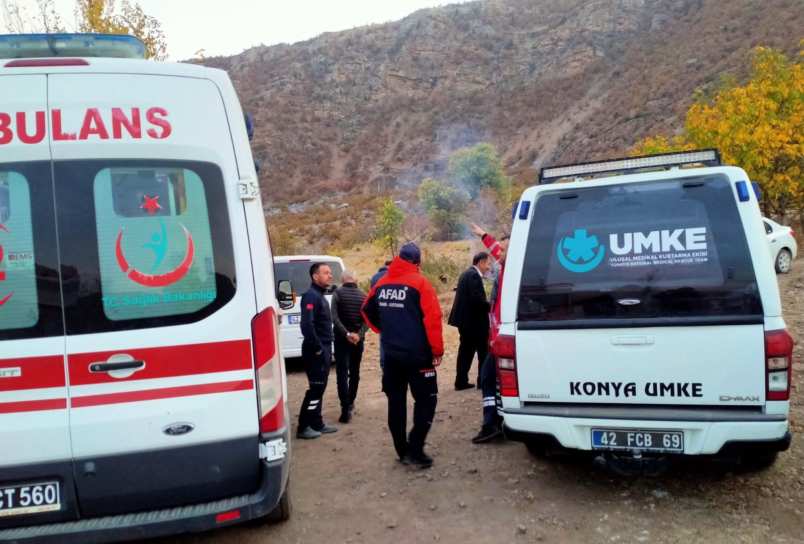 Konya’nın Hadim ilçesinde kayalıklardan