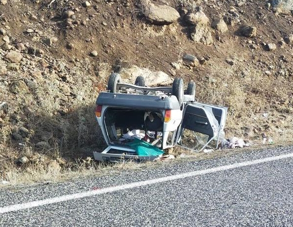 Konya’nın Seydişehir ilçesinde otomobilin