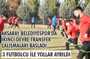 Aksaray Belediyespor’da ayrılıklar! 3 futbolcu ile yollar ayrıldı