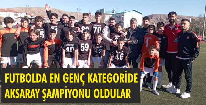 U14 yaş grubunda şampiyon