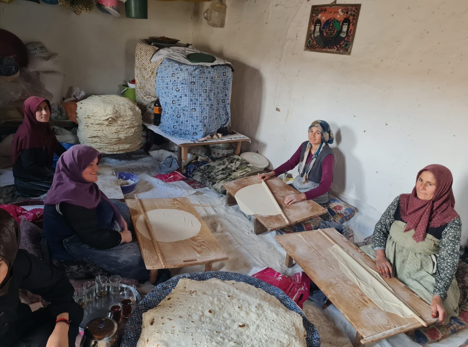 Aksaray’ın köylerinden gelen gönüllü