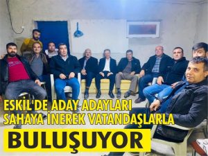 O aday beklemedi! Adaylığı açıklanmadan aday adayı olarak sahaya indi bile