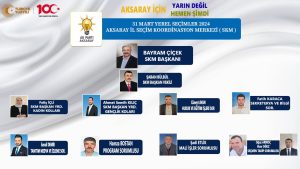 AK Parti Aksaray’da İl Seçim Koordinasyon Merkezi oluşturuldu