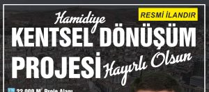 Aksaray Belediyesi Hamidiye kentsel dönüşüm projesi