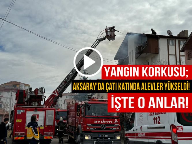 Aksaray’da 3 katlı binanın