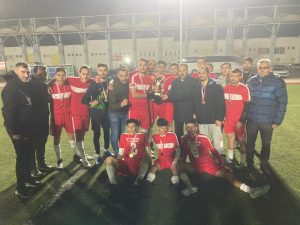 Futbol arenasında zafer çığlıkları; Aksaray Erkek Yurdu şampiyonluğa ulaştı!