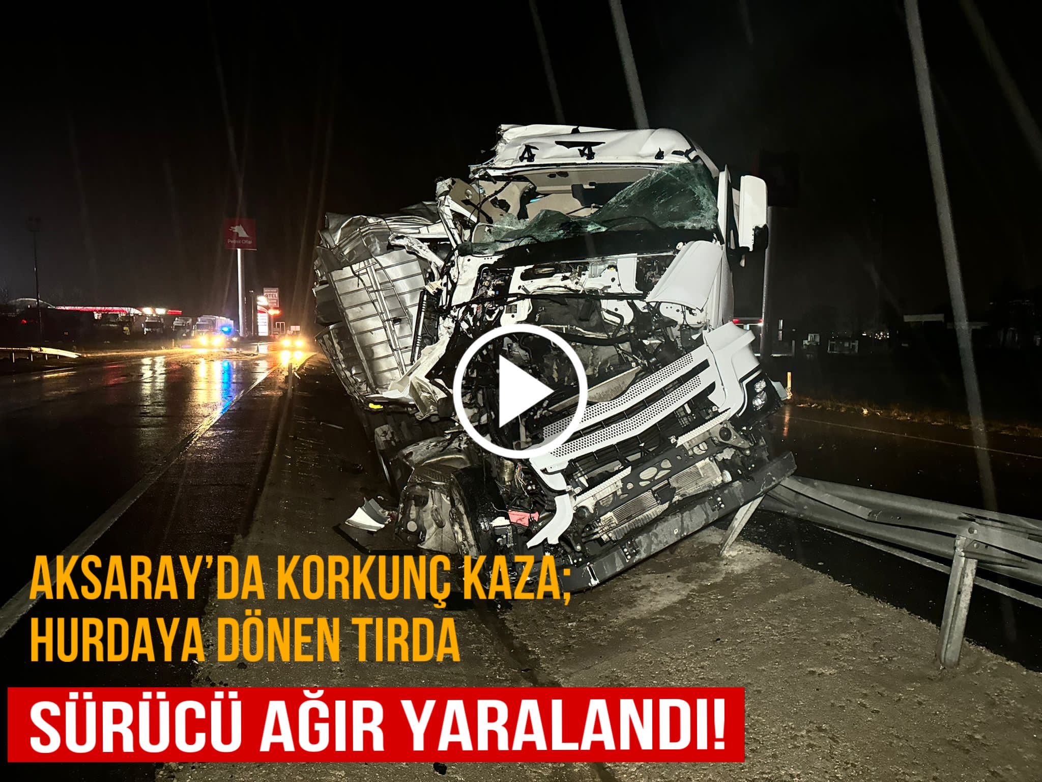 Aksaray Adana yolunda bir