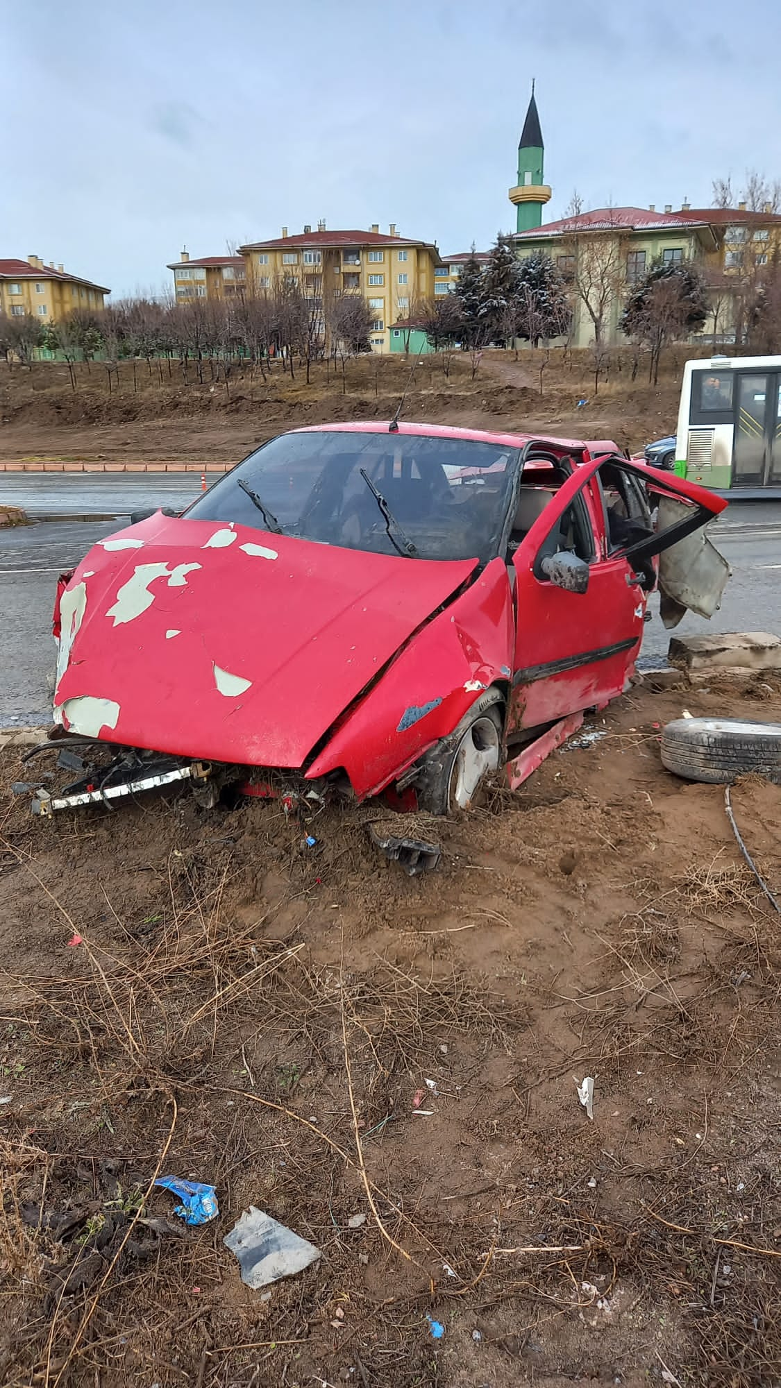 Kayseri’nin İncesu ilçesinde trafik