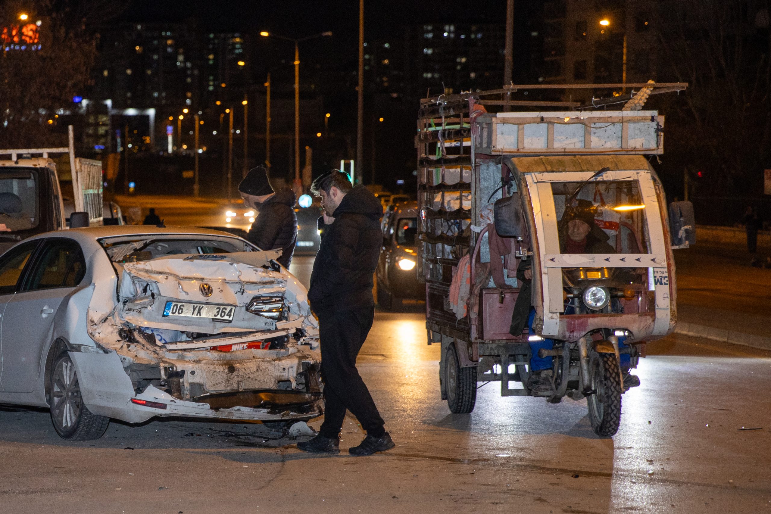 Ankara’nın Yenimahalle ilçesinde freni