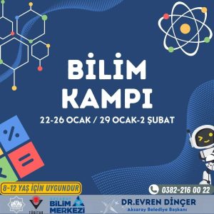 Aksaray’da gençlere müjde; Bilim kampı başlıyor! 