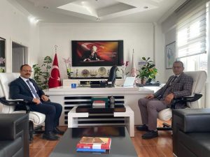 Aksaray’da göreve yeni atanan İl Müdürüne Cumhuriyet Başsavcısından tebrik ziyareti