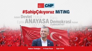 Aksaray Cumhuriyet Halk Partisi, Ankara mitingine gidiyor