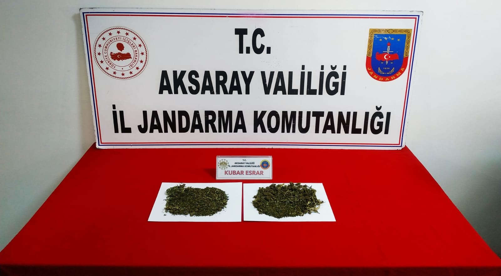 Jandarma Komutanlığı ekipleri uyuşturucu