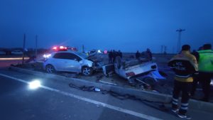 Trafik kazasında 1 kişi öldü, 1 kişi yaralandı