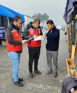 Aksaray psiko- sosyal destek ekibi, depremzedelerin yanında olmaya devam ediyor