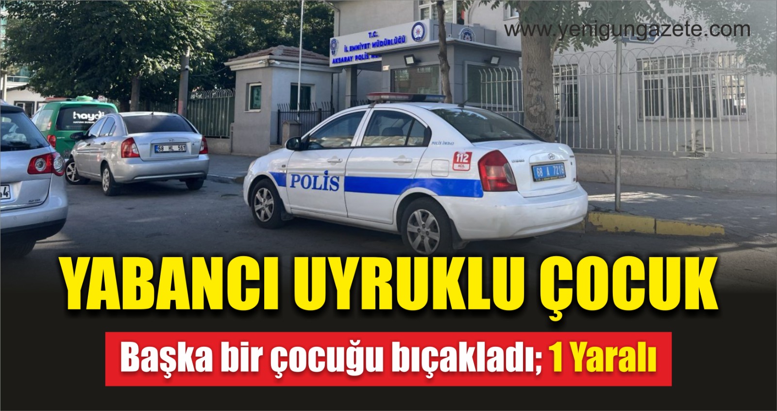 Aksaray’ın Çerdiğin mahallesinde yaşanan