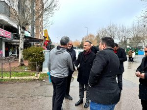 İyi Parti Aksaray Belediye Başkan adayı Karacaer;  Taşpazar Mahallesi esnafını dinledi