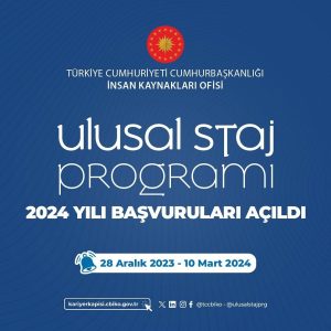 Gençlerin merakla beklediği o an geldi; Ulusal staj programı başvuruları başladı