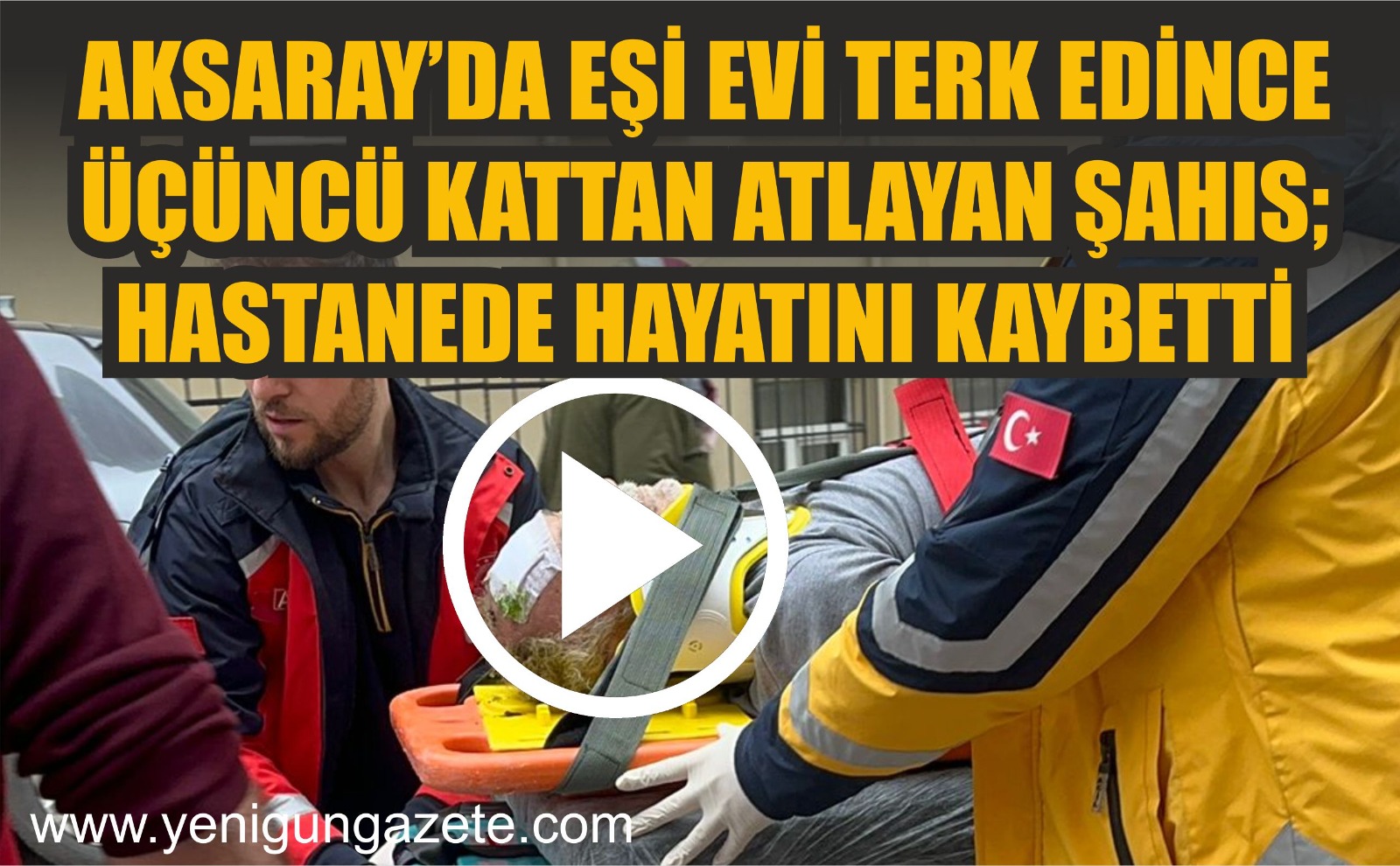 Aksaray’da eşi ile tartışan