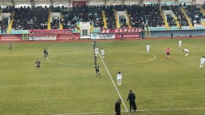 Aksaray Belediyespor devreyi 1-0 önde tamamladı