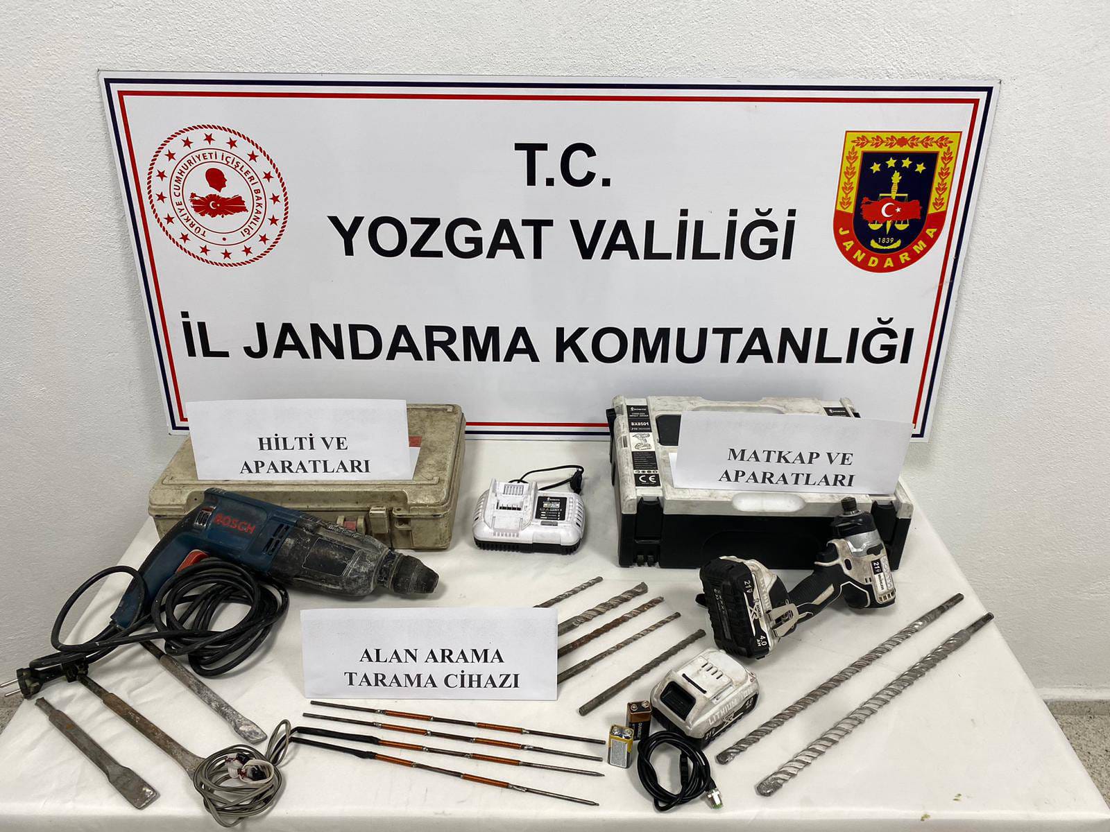 Yozgat’ın Akdağmadeni ilçesinde, kaçak