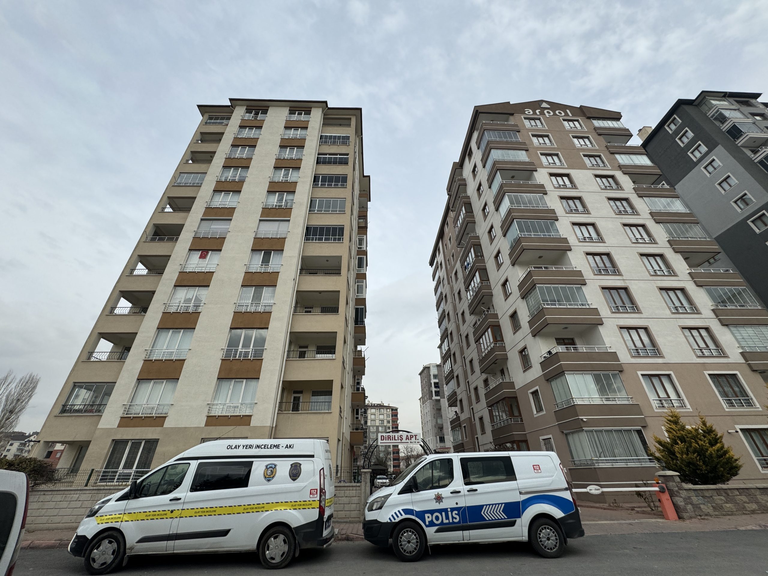 Kayseri’de oturduğu apartmanın 6.